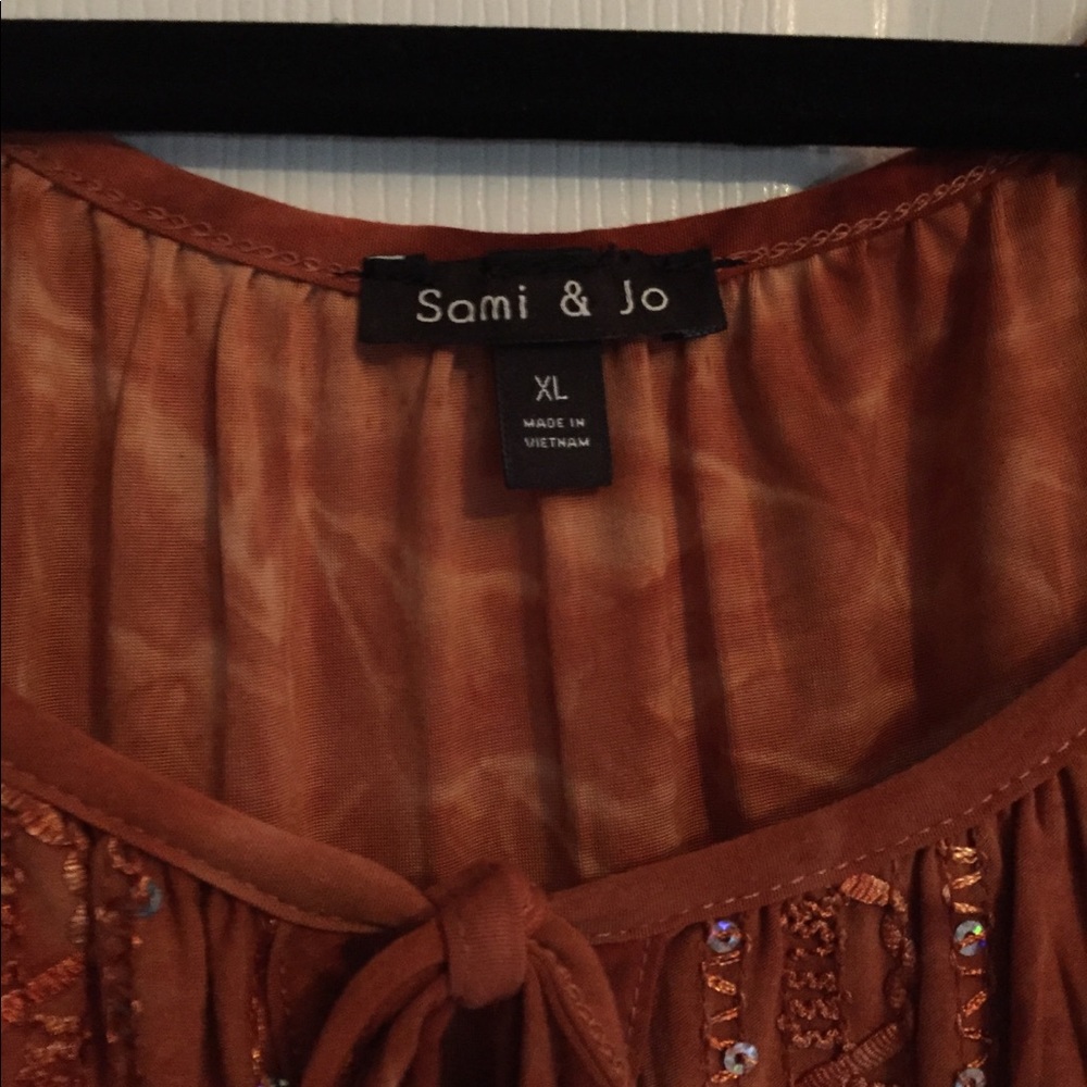 XL Sami & Jo dark Orange top